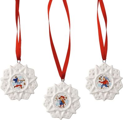 Hutschenreuther Sammelkollektion 23 Weihnachtsklänge Mini-Set 3-tlg. Sterne Porzel