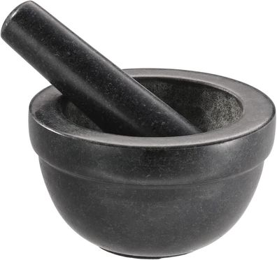 Rösle Rösle Granit Mörser Ø 14 cm mit Stößel / schwarz grau 12978 120978 400429312