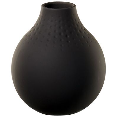 Villeroy & Boch – Manufacture Collier noir Vase Perle klein 110 mm, 550 ml – Premi