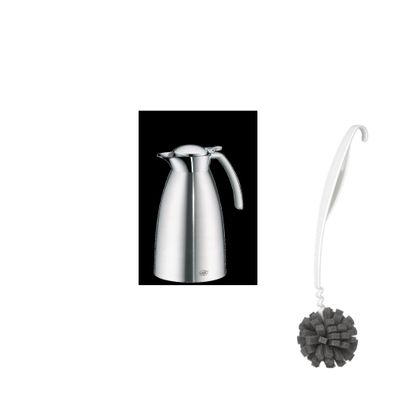 alfi GUSTO TT Isolierkanne – Vorteilsset mit Reinigungsbürste CLEAN FIX 30 cm
