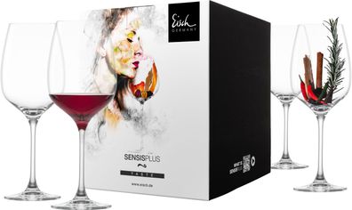 Eisch Vorteilset 2 Stück 4 Bordeauxgläser 500/21 im Geschenkkarton Superior SENSIS