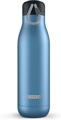 Zoku - Edelstahl Trinkflasche L 750ml Blau ZK 143 109