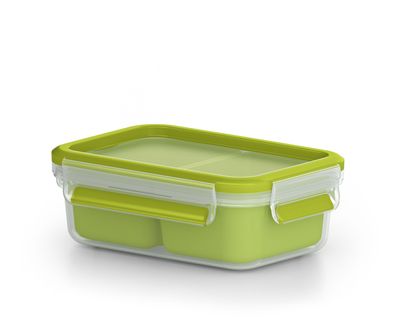 Emsa CLIP & GO Snackbox 0,55 L mit 2 Einsätzen 3100518102 4009049449258