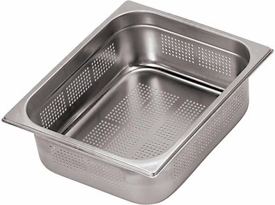 Sambonet Gastronorm Edelstahl gelocht GN2/1 Behälter 150 P0036-P00151-14201-15