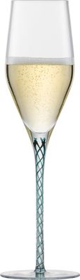 Zwiesel 2 Stück a 2 Stck. SEKT SPIRIT 7 MIT Moussierpunkt Tannengrün 121619