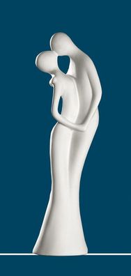 Gilde Francis, Figur, Paar, "In Liebe", Keramik, creme, VE 2, H. 46 cm 30320 40090