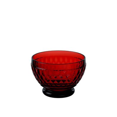 Villeroy & Boch Vorteilset 4 Stück Boston coloured Schale red Kristallglas rot