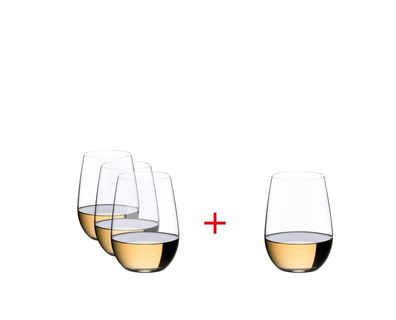 Riedel Vorteilset 2 x 4 Stück O Wine Tumbler Riesling Pay 3 Get 4 7414/15 und 4