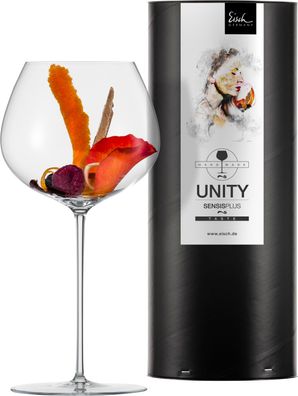 EISCH Burgunderglas 522/1 in Geschenkröhre UNITY Sensisplus 25222010/ 180080