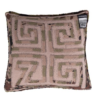 Zoeppritz Basis Reborn Camouflage forest cushion cover 670 100% Polyester, reverse