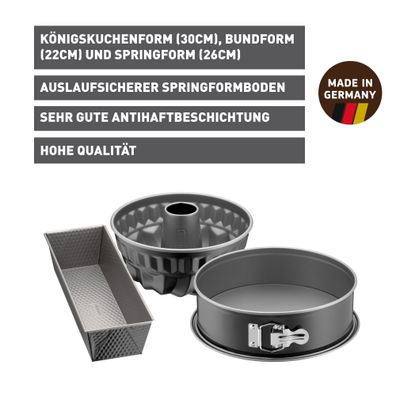 KAISER Inspiration Backformen-Set, 3-teilig 3201006376 4006932755373