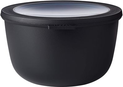 Mepal 6 Stück multischüssel cirqula rund 2000 ml - nordic black 106214041100