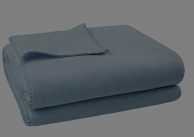 Zoeppritz Basis Soft-Fleece azur blanket 520 65% Polyester, 35% Viscose 110x160