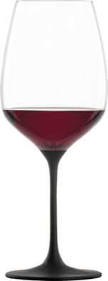 Eisch Vorteilset 12 Stück Rotweinglas 500/2 KAYA BLACK 77350020 und Geschenk + Spende