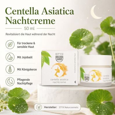 Styx Naturcosmetic Aroma Derm Centella Asiatica Nachtcreme 50 ml Pflegend
