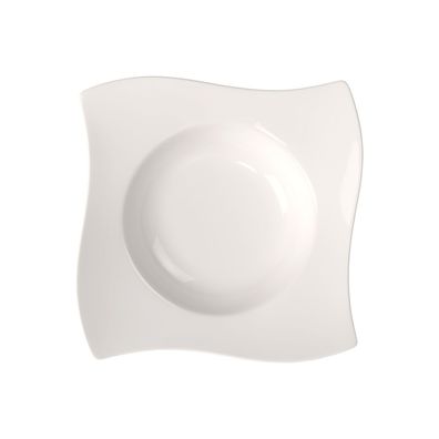 Villeroy & Boch Vorteilset 4 Stück NewWave Pastateller Premium Porcelain weiß