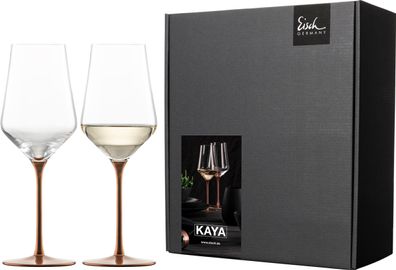 Eisch Vorteilset 2 Stück 2 Weissweingläser 518/3 i. Geschenkkarton Festivity KAYA