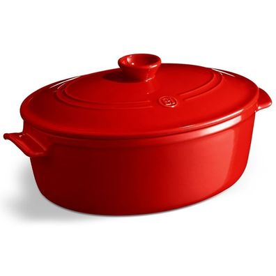 EMILE HENRY Ovaler Schmortopf 31 cm, 6 l Grand Cru EH 4560 34 3289313445600