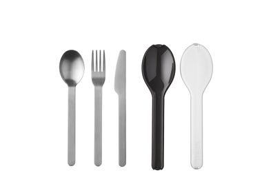 Mepal besteckset ellipse 3-teilig - nordic black 105760041100