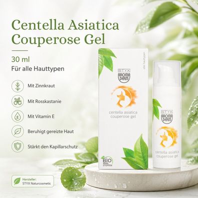 STYX Naurcosmetic - Centella Asiatica Couperose Gel 30 ml für alle Hauttypen