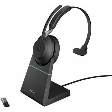 Evolve2 65 (schwarz, Microsoft Teams, USB-A, Ladestation)