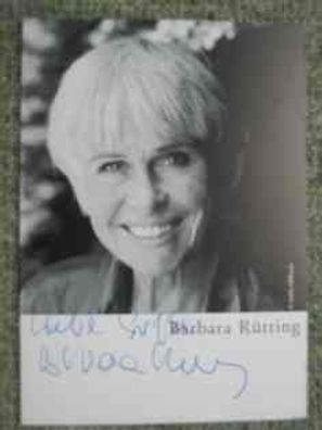 Filmstar Barbara Rütting - handsigniertes Autogramm!!!