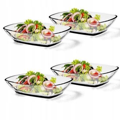KADAX Glasschüssel, Salatschüssel, 230 ml, 4 Stück
