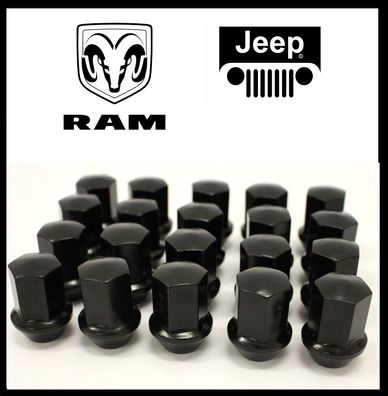 14x1.5 Radmutter Black 20 Stück