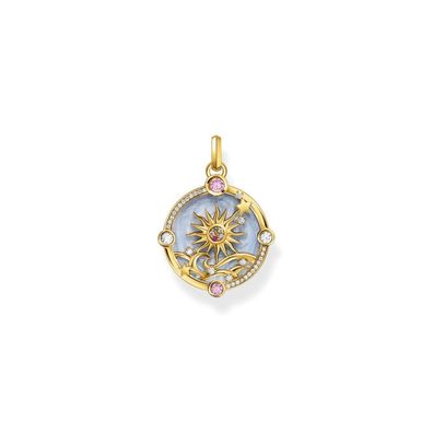 Thomas Sabo - PE960-471-1 - Anhänger - Damen - 925er Silber gelbvergoldet - Sonne