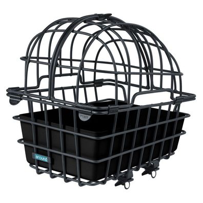 Fahrradkorb für Tiere Around Luna XL inkl. Around Fix System - Matt Schwarz