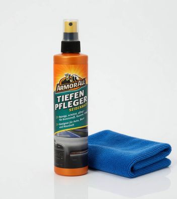 ARMOR ALL Tiefenpfleger seidenmatt 300ml Kunststoffpfleger + Mikrofasertuch