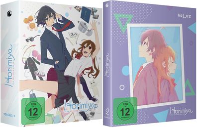 Horimiya - Staffel 2 - Vol.1-2 + Sammelschuber - Limited Edition - DVD - NEU