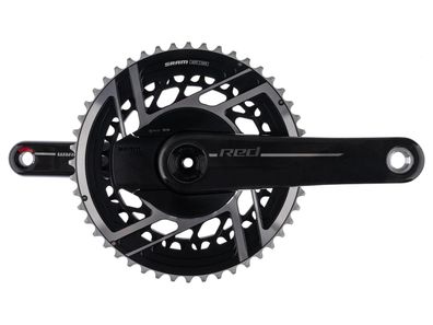 SRAM Kettenradgarnitur Powermeter "Red AXS E1" 2-f 35 / 48 Zähne,