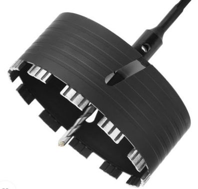 Diamant Bohrkrone 162mm Dosensenker 220mm mit SDS-Plus und SDS-Max
