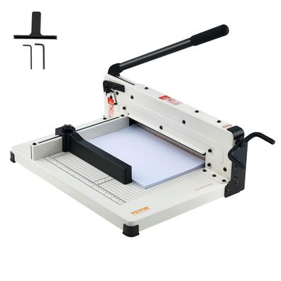 VEVOR Papierschneider Guillotine A4 304,8 mm bis 400 Blatt weiß