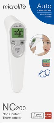 Microlife NC 200 Beréhrungsloses Thermometer Fieberthermometer