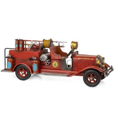 Moritz Blech-Deko Auto Oldtimer Feuerwehrwagen Nr. 6 Blechdekoration Blechmodell Mode