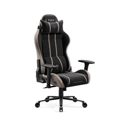 Gaming-Sessel aus Stoff in Schwarz und Beige: Diablo X-One 2.0 Camel Black Normal