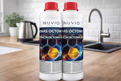 Essigsaeure 2x1L Essenz 80% Nuvio (2L)