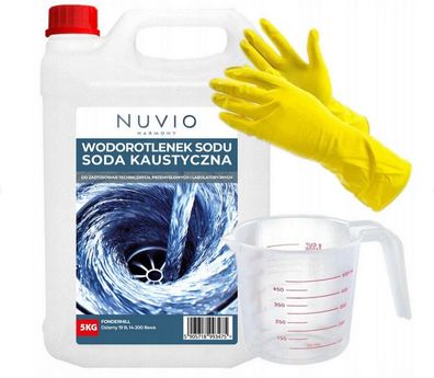 Natriumhydroxid Granulat 5kg Starker Abflussreiniger NAOH Aetznatron 5