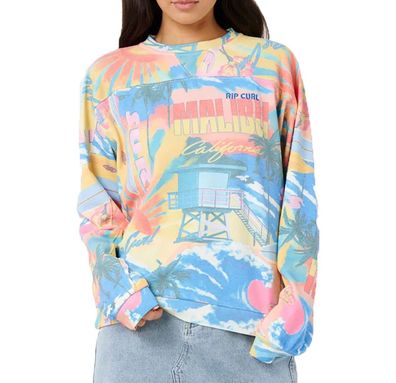 RIP CURL Women Crew Surf Side Relaxed multi
