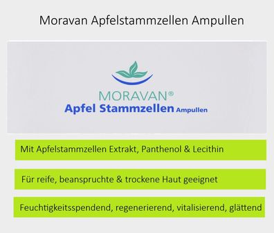 Moravan Apfelstammzellen Ampullen, 10x2 ml