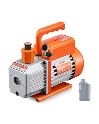 VEVOR Vakuumpumpe 4 CFM einstufig fér R134a R22 R410a Auto AC