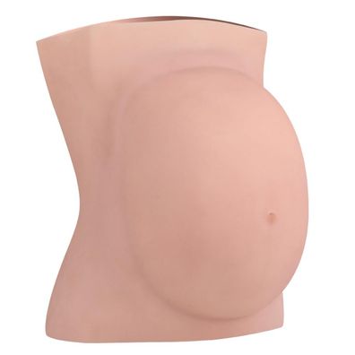 Eqaiwujie Silikon Schwangerschaftsbauch 6 Monate 1,8 kg Elfenbein