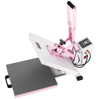 VEVOR Wärmepresse 38x38 cm digitale Transferpresse mit Auszug Rosa