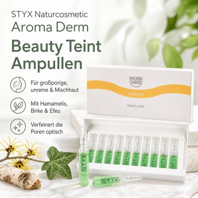 STYX Naturcosmetic Aroma Derm Beauty Teint Ampullen - unreine, großporige & Mischaut