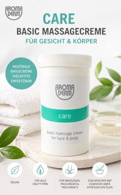 STYX Naturcosmetic Aroma Derm Care Basic Massagecreme Gesicht & Körper 500 ml vegan