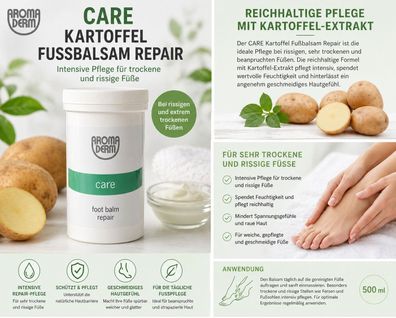 STYX Naturcosmetic Aroma Derm Care Kartoffel Fußbalsam Repair 500 ml