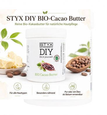STYX Naturcosmetic - Aroma Derm - Care - DIY Cacao Butter - 500 ml