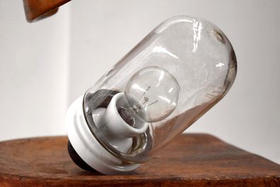 Glaskolbenlampe Hoflampe Antik Alt Keramik Loft Hängelampe Fabriklampe Vintage